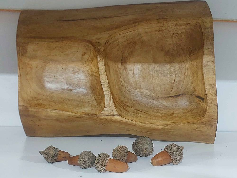 اردو خوری با چوب گردو دست ساز